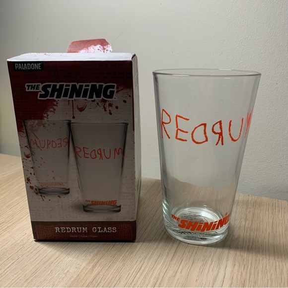 The Shining Redrum glass - Picture 1 of 4